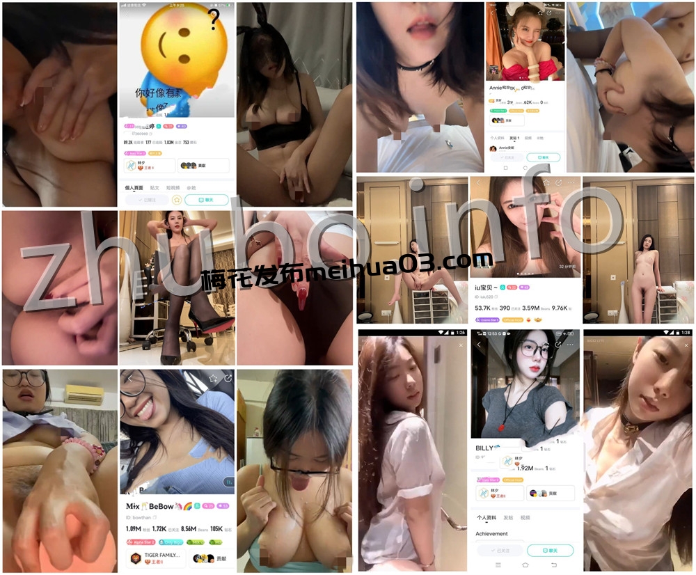 YY海外丨💖XXXX 等5位定制私拍大尺度福利合集 12V 24分05